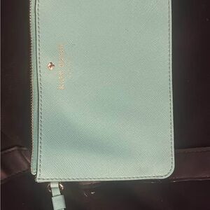 Kate Spade Turquoise Wristlet